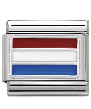 Link NOMINATION Classic Composable Flaga Holandii  Stal, Srebro 925, Emalia  33020719 1.jpg